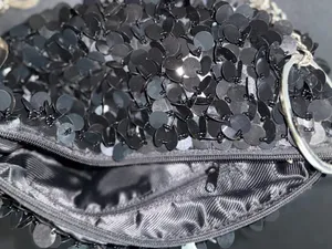 Black Sequin Handbag thumbnail 4