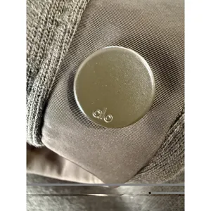 Aloha Island Alo‎ Courtside Tearaway Pants Size XS Snap Side Athletic Olive Green thumbnail 5