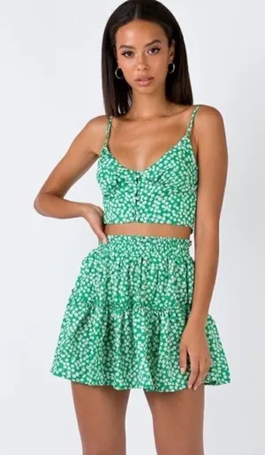✨ Princess Polly Shah Green Mini Skirt ✨ thumbnail 1