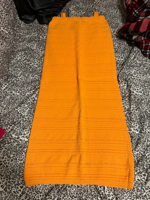 Orange Knitted Set thumbnail 4