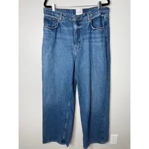 Reformation Women's Wes High Rise Wide Leg Jeans Blue Denim 32 thumbnail 2