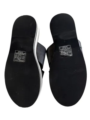 EUC ROAN Bed Stu Leather Shout Sandals Black Size 8 thumbnail 6