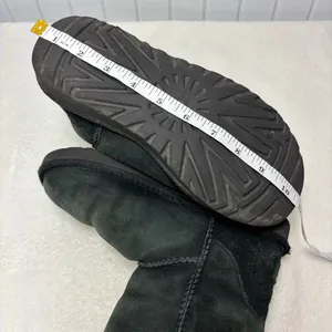 UGG Dark Suede Black ‎ Boots with Shearling Size 6 thumbnail 9