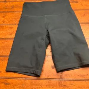Cycle House by Marika High Waisted Biker Shorts Women's Size S‎ Dark Green thumbnail 2