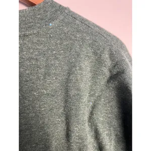 Vtg XL Flay Energy Paris France Eiffel Tower Embroidered Sweatshirt Green Travel thumbnail 6