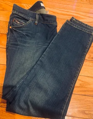 Liz Lange Dark Wash Maternity Bootcut Jeans (Size 6 thumbnail 7