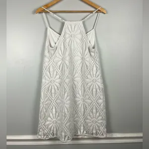 Lilly Pulitzer Dusk Dress Resort White Delray Diamond Lace Size small thumbnail 5