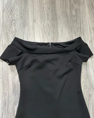 GUESS Black Off Shoulder Mini Dress Size Medium thumbnail 2