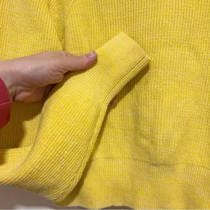 Free People Too Good Sunny Yellow Knit Pullover Sweater Size Small thumbnail 3