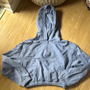 Blue Half-Zip Hoodie thumbnail 1