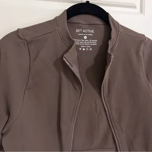 Set Active Cropped Jacket Top thumbnail 6