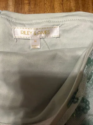 RILEY & JAMES Sequin Embellished Strapless Top Mint Green Size Juniors Medium thumbnail 6