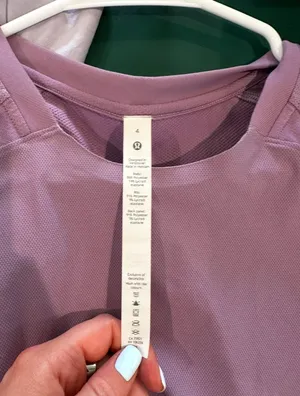 Lululemon cropped shirt thumbnail 4