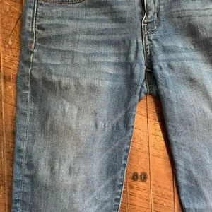 American Eagle medium wash 00 short distressed jeggings thumbnail 2