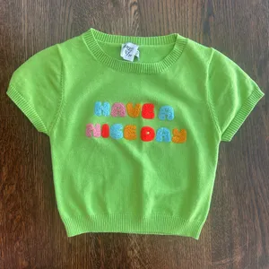 “Have A Nice Day” Baby Tee thumbnail 1