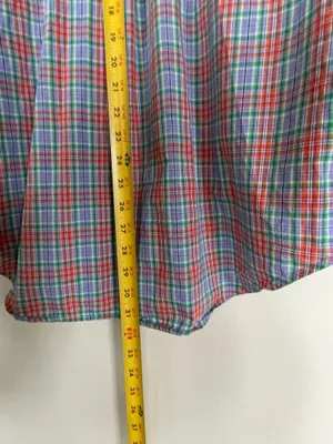 Ralph Lauren Men’s Shirt Blue Pink Plaid Button Down Pony Logo Multicolor Large thumbnail 7