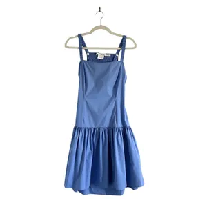Gretchen Scott Smoking hot Tiered dress Periwinkle Sz Medium Preppy bubble hem thumbnail 3