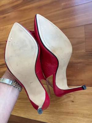 Halogen red pumps thumbnail 7