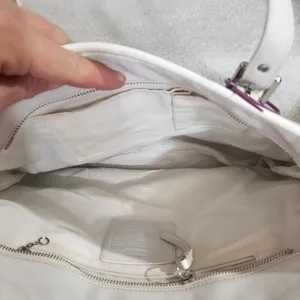 Coach White Leather Legacy Tote thumbnail 7