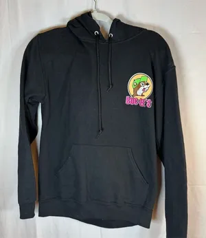 Buc-ee's Hoodie Unisex S Black Pullover Beaver Logo Graphic Print thumbnail 1