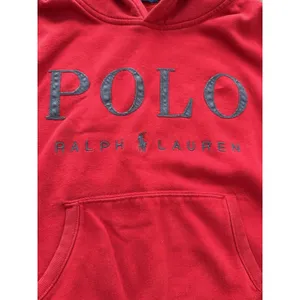 Polo Ralph Lauren Hoodie Womens XS Red Big Spell Out‎ Fleece Sweatshirt #K7-1 thumbnail 6