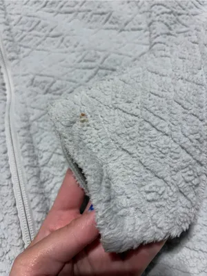 Patagonia Light Gray diamond Capra Fleece Jacket small thumbnail 6