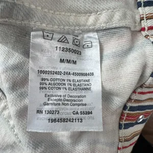Wrangler Girlfriend Jacket Women's M Striped Denim Oversized Retro Cowboy thumbnail 6