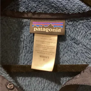 Patagonia Teal read tool snap pullover Fleece Jacket small thumbnail 2