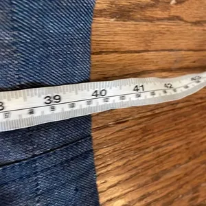 Talbots 100% linen denim look seamed fitted tank dress 8 thumbnail 9
