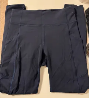 Navy Blue Lululemon Align pocket leggings 25” thumbnail 2