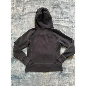 Lululemon Black Light Cotton Fleece Scuba Hoodie Size 12 Style: W4AWMS thumbnail 2