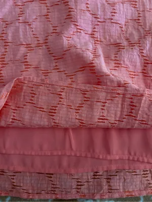1. State Coral Pink Textured Slip Dress thumbnail 4