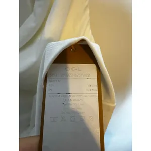 OGL Women Small White Stretch Linen Blend Cowl Neck Tank Top Brand New thumbnail 5