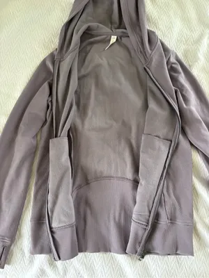 We Wander Women's Hooded Zip Jacket - Lavender Gray thumbnail 3
