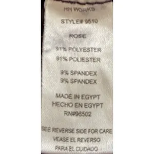 HH Works by Healing Hands Women's Black Stretch Maturity Scrub Pants Size L thumbnail 5