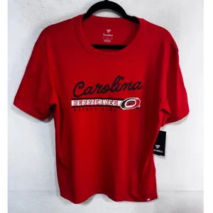 Fanatics T-Shirt Carolina Hurricanes Hockey Club Women's Small Red NHL New thumbnail 1