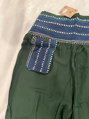 Kathmandu Imports Boehiemn Green Pants with Blue Waistband Size One size S-L thumbnail 2