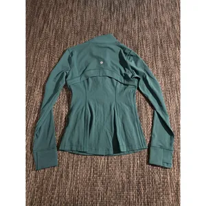Lululemon Define Jacket *Nulu Storm Teal Sculpting Bodycon Lightweight Size 6 thumbnail 2