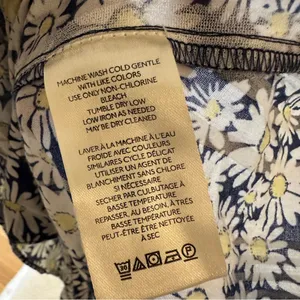 Free People Mia Ditsy Daisy Tank Top NWT Blue Medium thumbnail 8