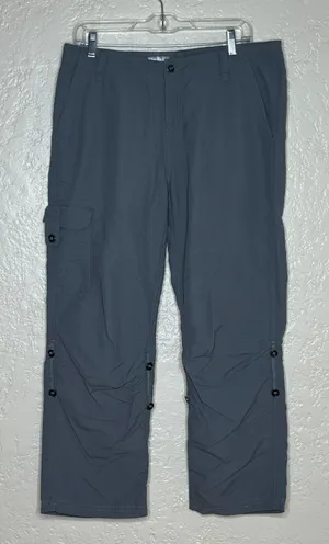 Marmot Convertible Hiking Capris Women's Roll Tab Mid-Rise Gray Size 10 thumbnail 1