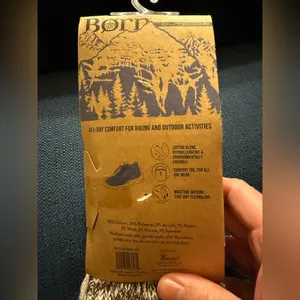 Born Outdoor No SHOWS Cotton Acrylic Wool Blend Socks 4 Pairs Shoe NWT Size 4-10 thumbnail 13