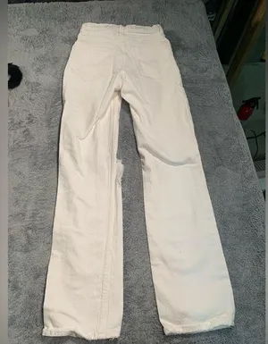 Abercrombie & fitch white ‘90s straight ultra high rise jeans 25/0R thumbnail 8