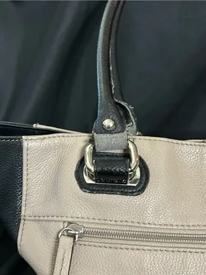 Tignanello Classic Two-Tone Tote Bag Black & Cream thumbnail 15