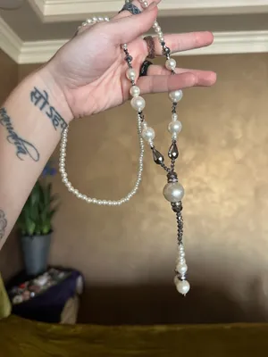 Necklace Pearl White thumbnail 2