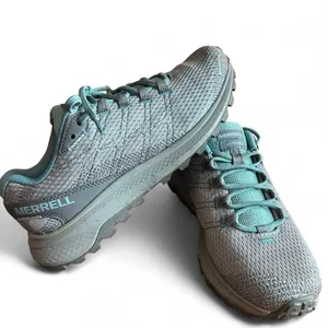 Merrell Fly Strike Trail Runners Gray/Teal Women’s 7 Hiking Shoes thumbnail 1