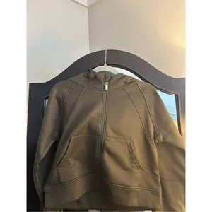 NEW Hoodie Fleece Lined Full Zipper Sweatshirt Crop Top Jacket S thumbnail 3