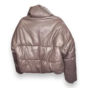 APPARIS Jemma Brown Puffer‎ Coat Size Large Faux Leather NWT thumbnail 6