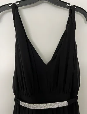 EXPRESS Long Black Formal Dress thumbnail 3