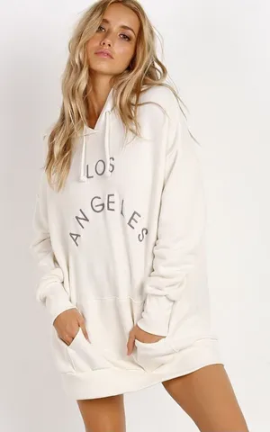 Wildfox‎ Los Angeles Distressed Hoody Shirt thumbnail 1