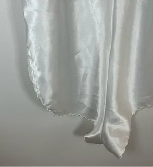 Vintage white lace embroidered bridal lingerie pajamas today tonight size small thumbnail 7